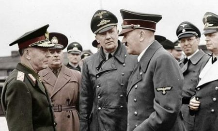 Mareșalul Antonescu și Adolf Hitler