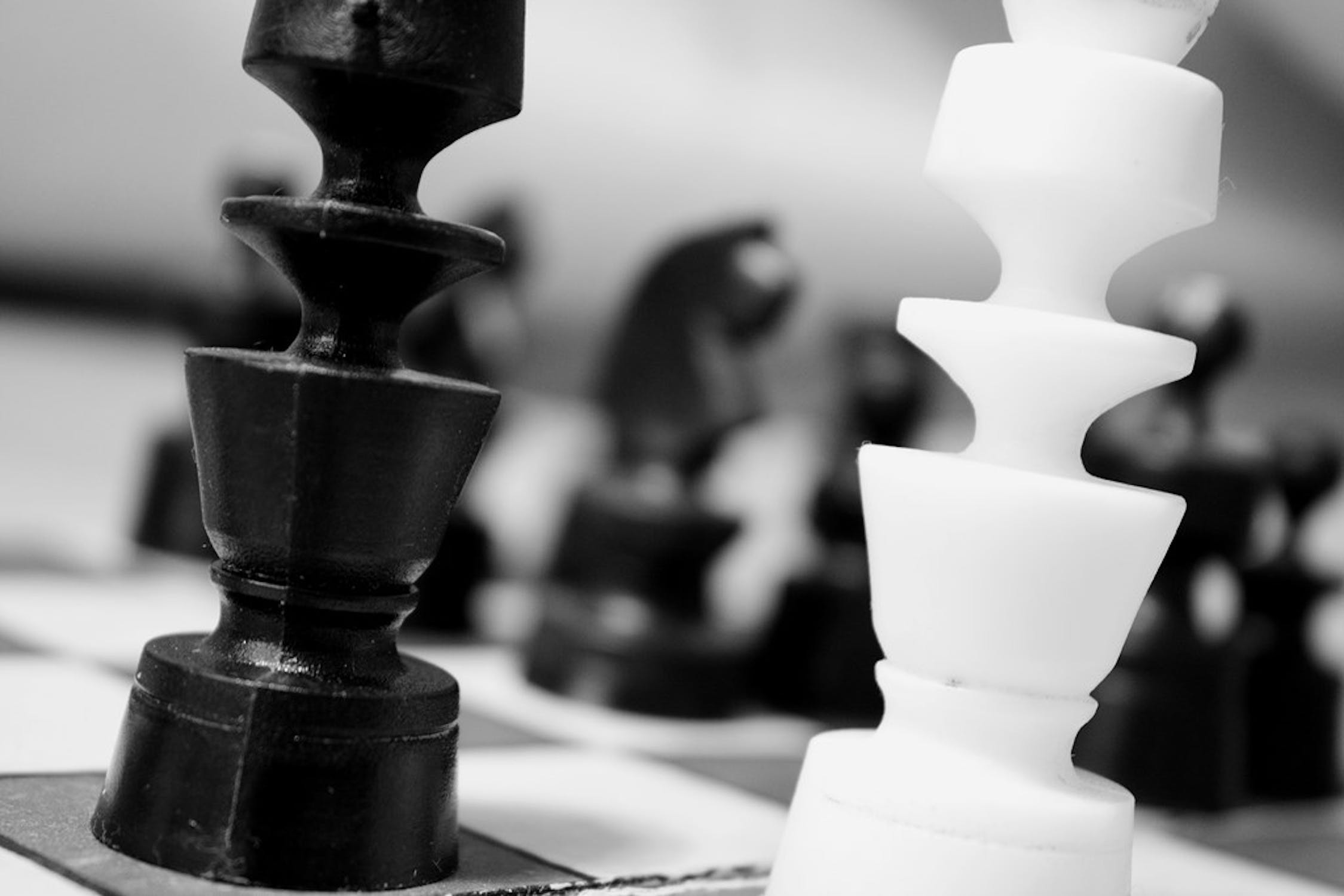 black-and-white-game-match-chess