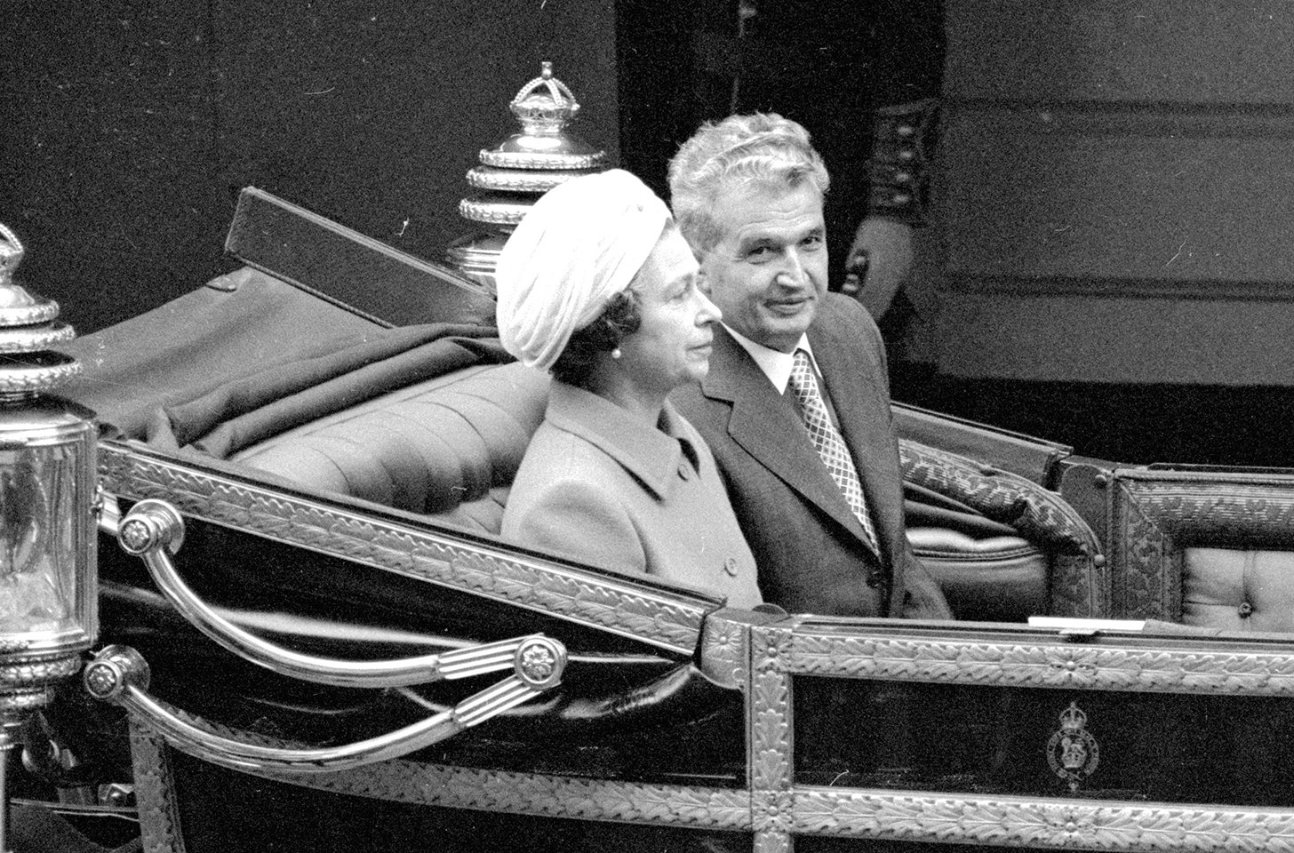 Ceaușescu și regina Angliei