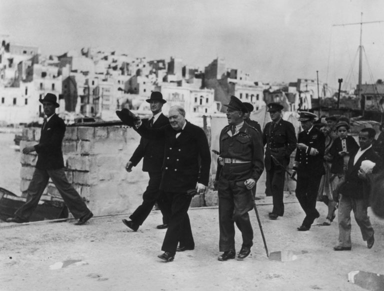 Churchill In Malta