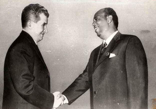 Barre cu președintele român Nicolae Ceaușescu în 1976