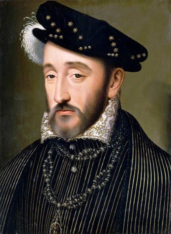 Regele Henric al II-lea al Franței, opera lui François Clouet. 1559
