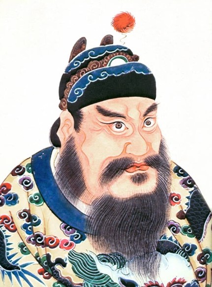 O imagine din secolul al XVIII-lea a primului împărat al Chinei, Qin Shi Huang