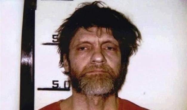 Fotografia de identificare a lui Ted Kaczynski, Unabomber, după arestarea sa