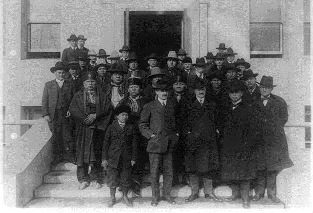 Consiliul Osage și reprezentanții triburilor din Washington D.C.