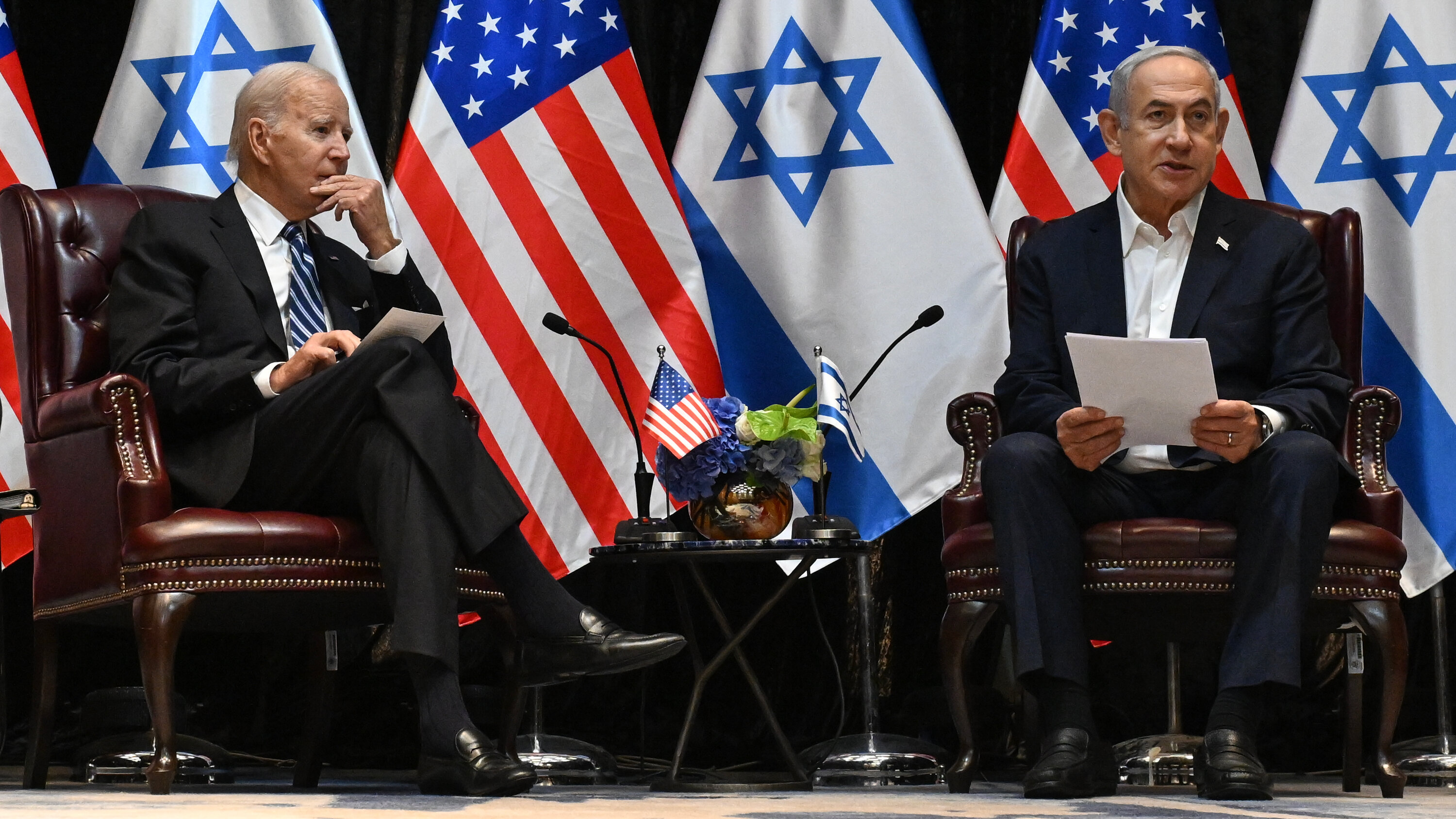 Joe Biden și Benjamin Netanyahu