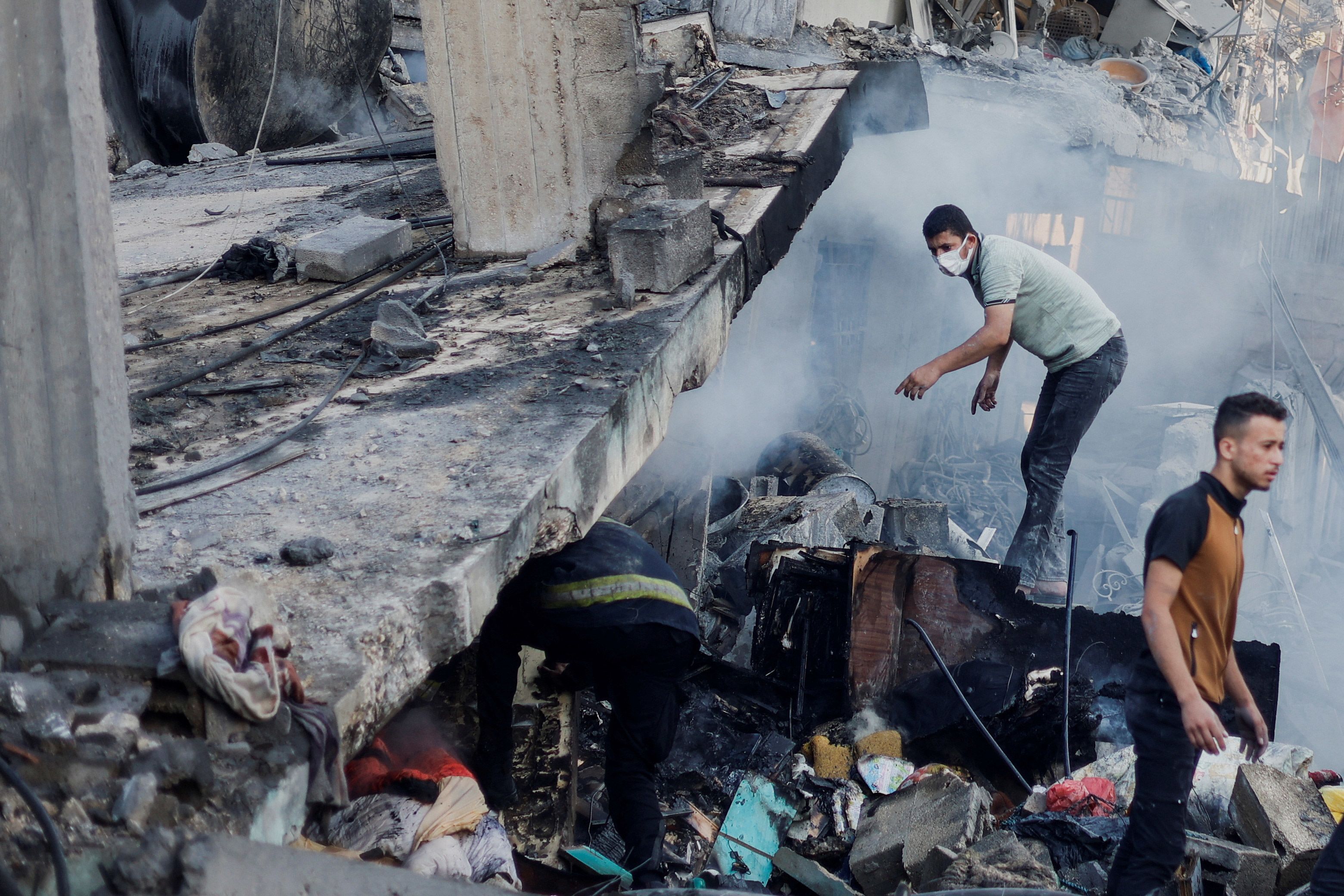 Fâșia Gaza, bombardament