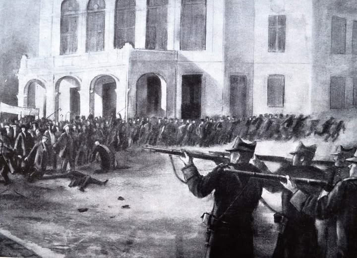 Reprimarea grevei tipografilor